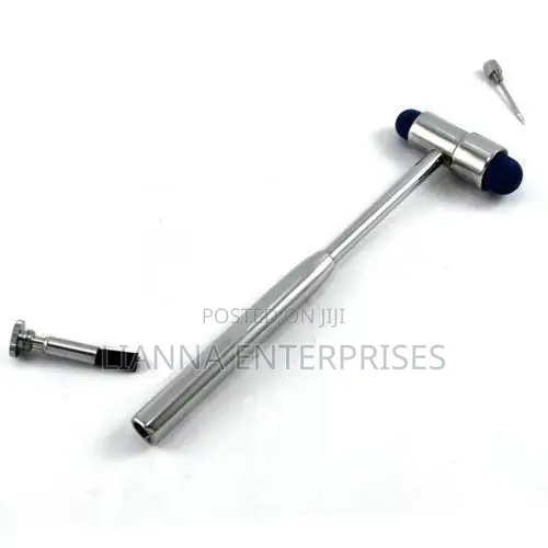 Chrome Plated T-Type Reflex Hammer - 1