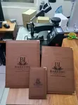 Customizable A4 Wood Finish Menu Folders - 2