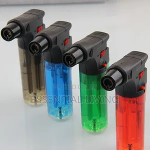 Portable Refillable Butane Jet Torch Lighter for Camping & Kitchen