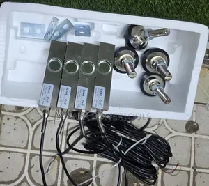 Seti ya Vipimo vya Load Cell 4-Piece (500kg) na Viambatisho