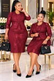 Elegant 2-Piece Dress Suit - Original Turkey Quality - 1