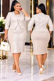 Elegant 2-Piece Dress Suit - Original Turkey Quality - 2