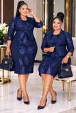 Elegant 2-Piece Dress Suit - Original Turkey Quality - 4