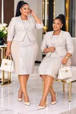 Elegant 2-Piece Dress Suit - Original Turkey Quality - 5