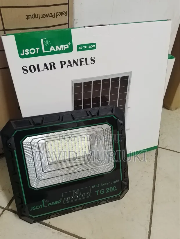 JSOT 200W Solar Street Floodlight - 1