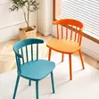 Durable Plastic Dining Chair for Home & Cafe Use - 5