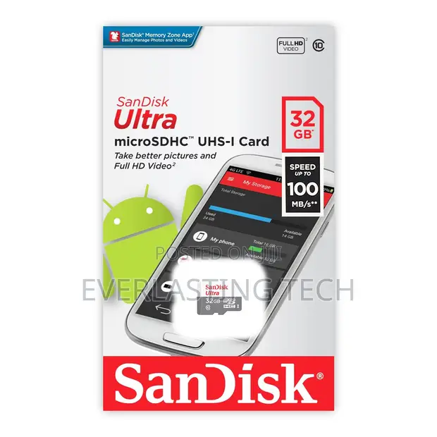 Kadi ya SanDisk Ultra 32GB microSDXC - 1