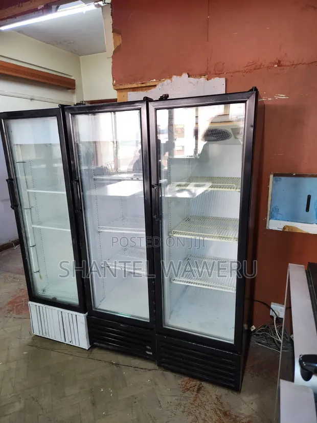 Friji la Kuonyesha Nyeusi 300L - 1