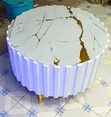 Deco Round Coffee/Side/Flower Table - Brand New - 2