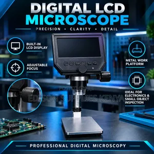 Digital LCD Microscope with 8 LEDs