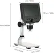 Microscope ya Dijitali ya LCD yenye LED 8 - 4