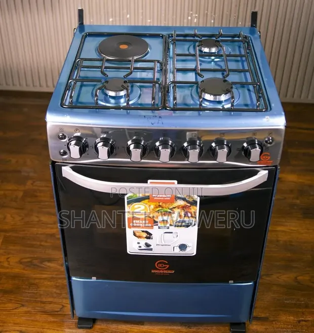 Euroken 60x65 Cooker 3+1 Burners - 1