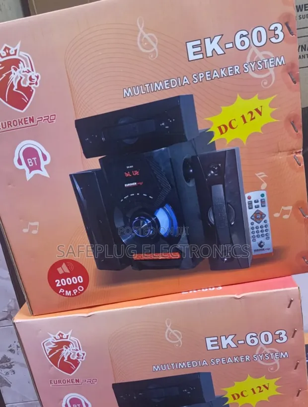 Euroken Pro EK-603 Bluetooth Subwoofer Speaker System - 1