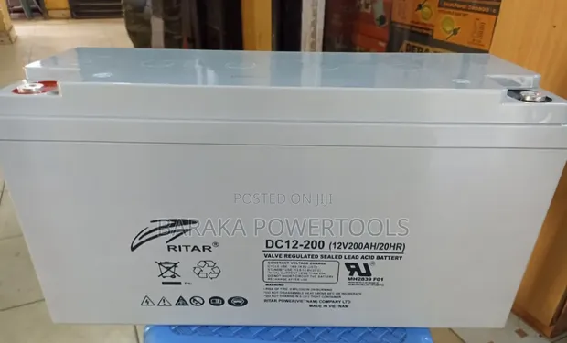 Ritar DC12-200 Battery 12V 200Ah Deep Cycle AGM - 1