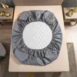 Navy Blue & Grey Waterproof Mattress Protector - 2