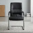 Executive Leather Guest Chair - Brand New - 1