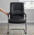 Executive Leather Guest Chair - Brand New - 4
