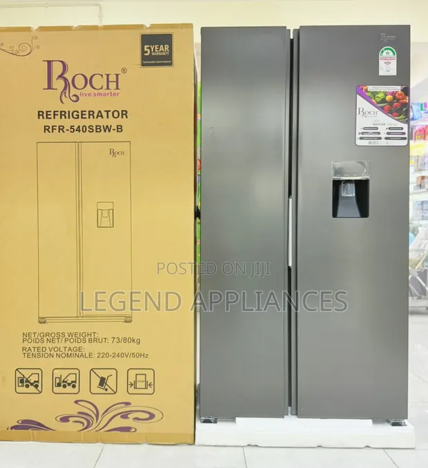 Roch Refrigerator 439L RFR-540-SBW (5-Year Warranty) - 1