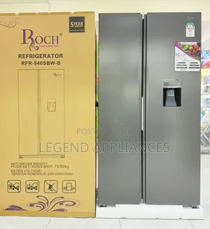 Roch Refrigerator 439L RFR-540-SBW (5-Year Warranty)