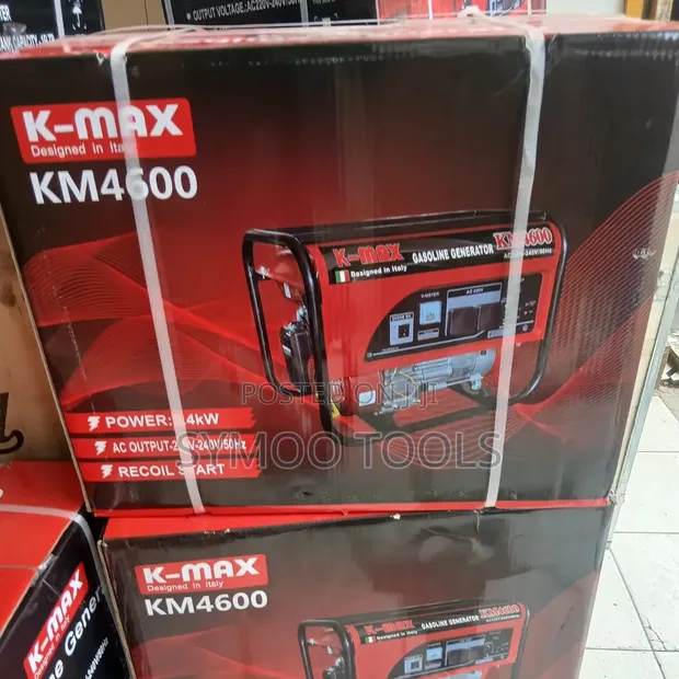 K-Max KM4600 2.4kW/2.4kVA Gasoline Generator - 1