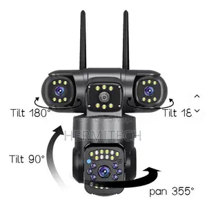 Kamera ya Usalama ya V380 yenye Skrini 3 za HD