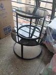 Nested Glass Top Table - 2
