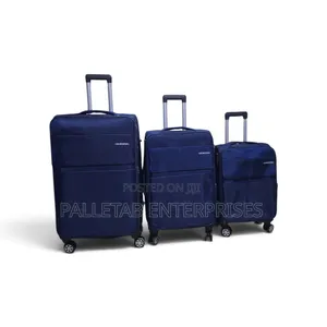 3-Piece Fabric Suitcase Set