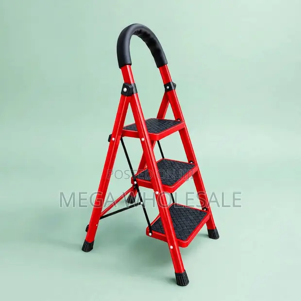 Premium Heavy-Duty Folding Ladder (2-5 Steps) - 1