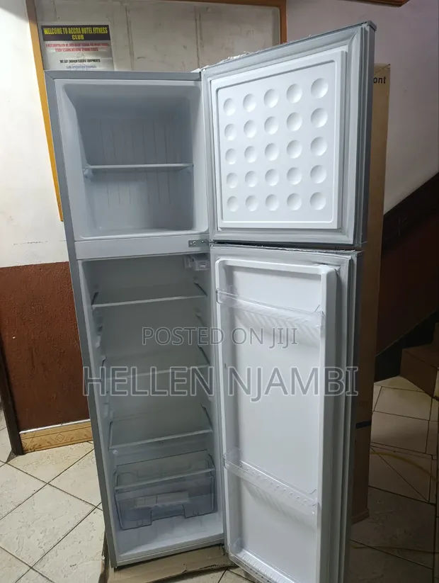 Volsmart 210L Double Door Refrigerator (Silver) - 1