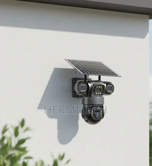 V380 3-Lens Outdoor Security Camera with Night Vision - 1
