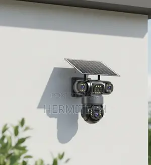 V380 3-Lens Outdoor Security Camera with Night Vision