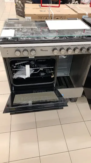 Ramtons 4-Burner Gas Cooker with 2 Electric Hotplates