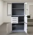 Kabati la Ofisi la Metali lenye Milango 2 na Seif - 1