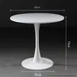 Round Marble Outdoor Dining Table - 3