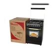 Ramtons 4 Gas Burner Cooker with Auto Ignition - Dark Red (1 Year Warranty) - 2