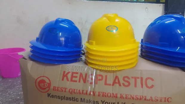 Protective Worksite Helmet - Blue - 1