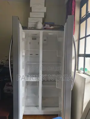 Ramtons Side-by-Side Refrigerator/Freezer (Silver)