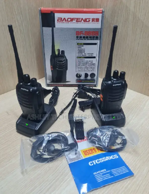 Baofeng BF-888S Rechargeable Walkie Talkies - 2 Pieces - 1