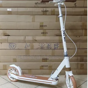 Scooter ya Magurudumu Mawili ya Chuma Inayoweza Kurekebishwa