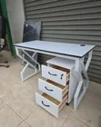 Boss Office Products Metallic Office Table with Movable Drawers - 2