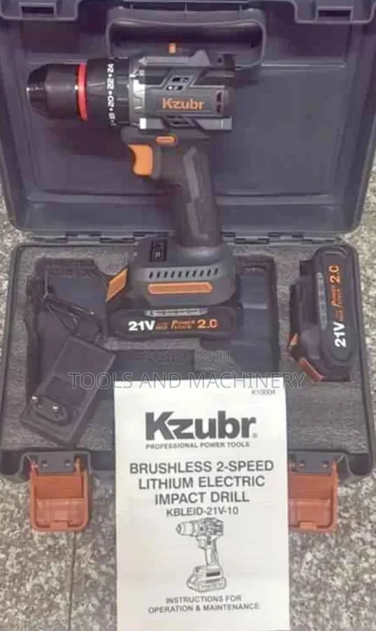 New Kzubr Brushless Drill 21V Cordless - 1