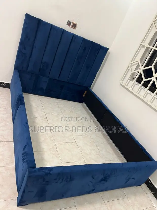 Kitanda cha Opulent Navy Channel Chester 5x6 - 1