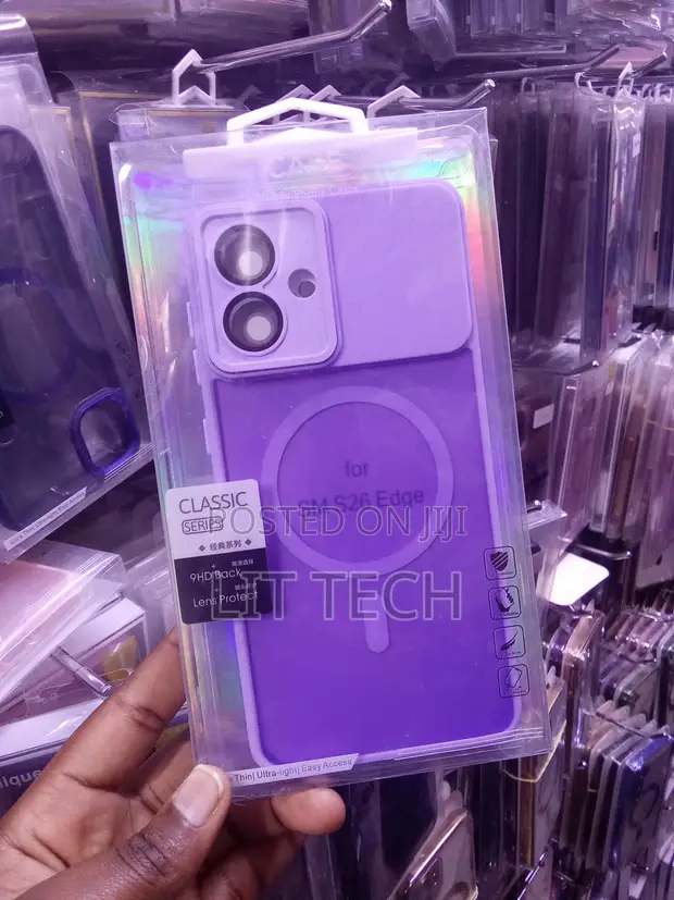 Samsung Galaxy S26 Edge Purple Translucent Case - 1