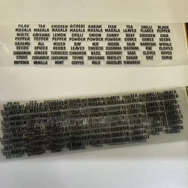 51 Kenyan Spice Labels - Brand New - 1