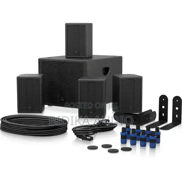 Behringer SAT1004 600W PA Speaker Bundle (4x4" Satellites + Subwoofer) - 1