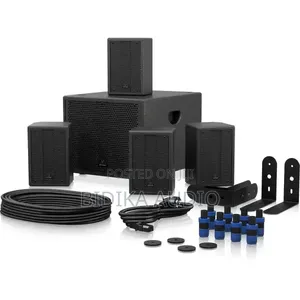 Behringer SAT1004 600W PA Speaker Bundle (4x4" Satellites + Subwoofer)