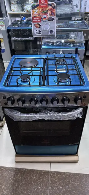 Eurochef 60x65cm 3+1 Cooker ya Gesi na Oven ya Umeme