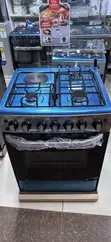 Eurochef 60x65cm 3+1 Cooker ya Gesi na Oven ya Umeme - 1