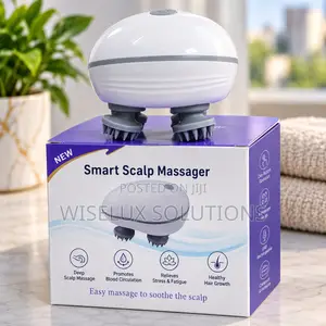Electric Scalp Massager - 4 Heads, Rechargeable