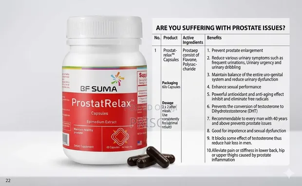 BF Suma ProstatRelax Capsules for Prostate Health - 1
